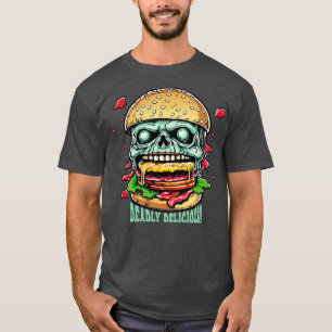 Zombie Burger Deadly Delicious T-Shirt