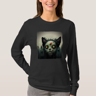 Zombie Ca  Aesthetic Evil Scary Horror Halloween 2 T-Shirt