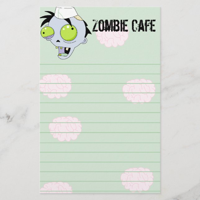 Zombie Cafe Stationery (Front)