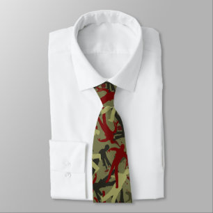 Zombie Camo Pattern Tie