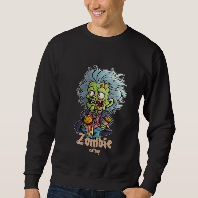 Zombie cartoon T-shirt Sweatshirt (Front)