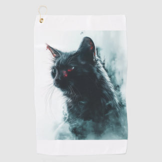 Zombie Cat Apocalypse Golf Towel