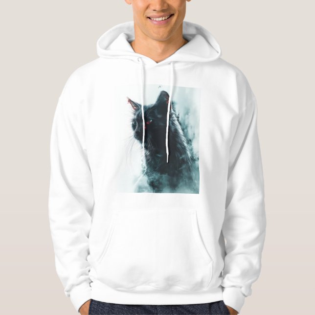 Zombie Cat Apocalypse Hoodie (Front)