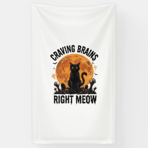 Zombie Cat Halloween Vintage Engraving Shirt Art_1 Banner