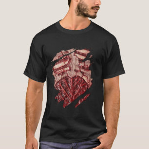 Zombie Chest Blood And Guts Halloween Costume  T-Shirt