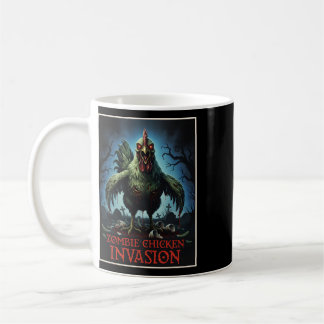 Zombie Chicken Invasion Undead Farm Horror Coffee Mug