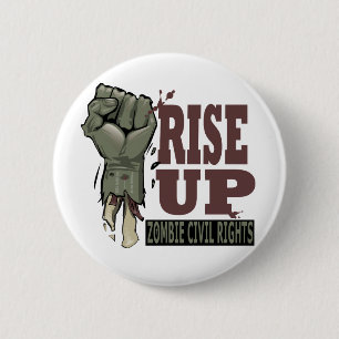 Zombie Civil Rights 6 Cm Round Badge
