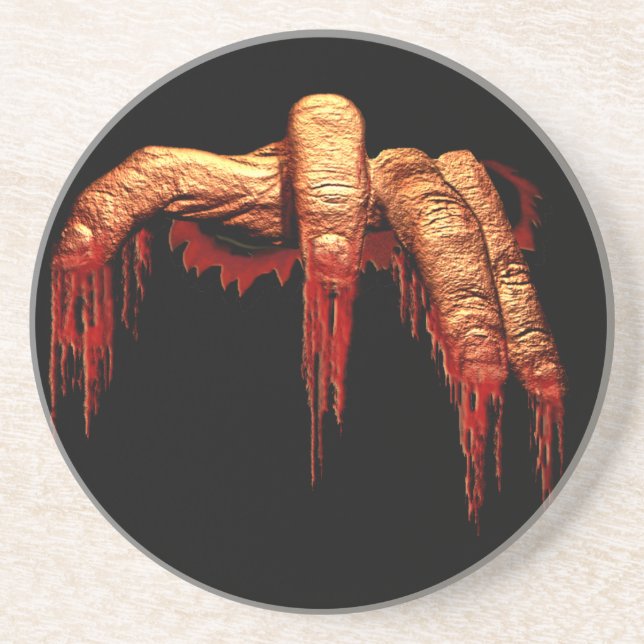 Zombie Coaster Gory Halloween Zombie Decor (Front)