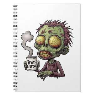 Zombie Coffee Time Notebook