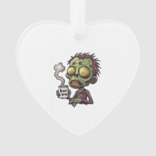  Zombie Coffee Time Ornament