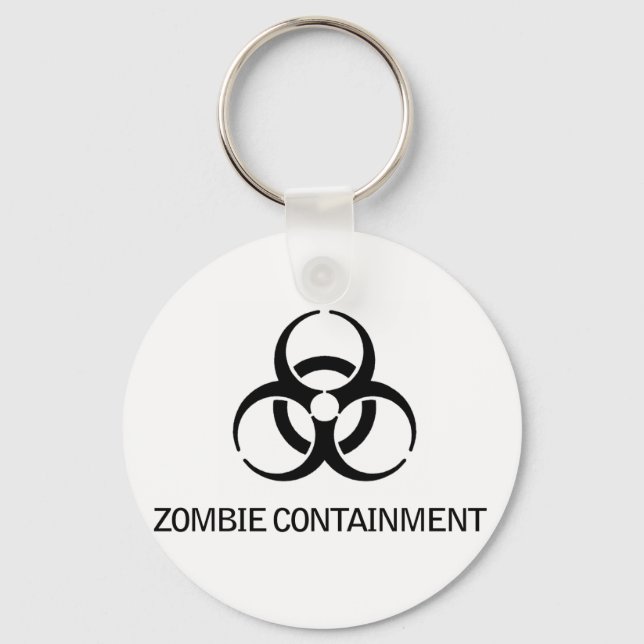 Zombie Containment Key Ring (Front)