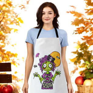 Zombie Cook Creepy Halloween Apron