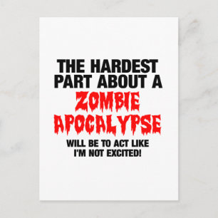 Zombie Cool Design Postcard