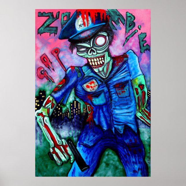 Zombie Cop Poster (Front)