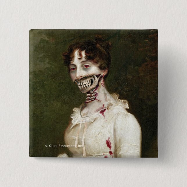 Zombie Cover 15 Cm Square Badge (Front)