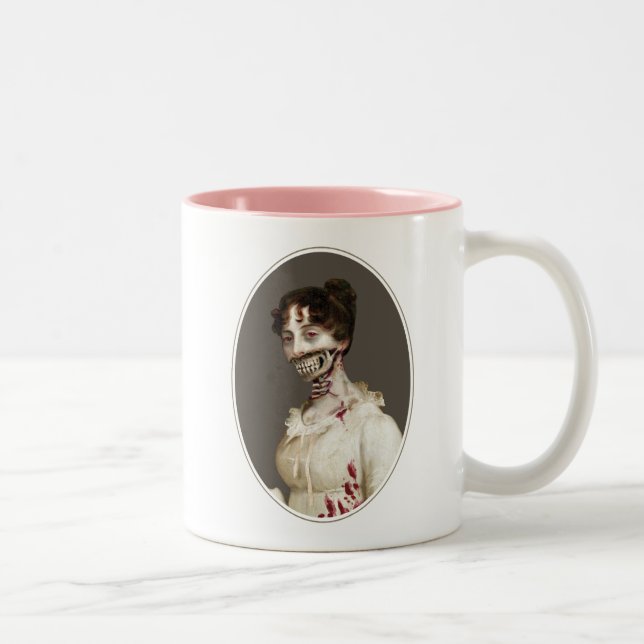Zombie Cover Two-Tone Coffee Mug (Right)