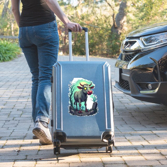 Zombie Cow Apocalypse (Suitcase Insitu)