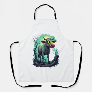 Zombie Cow Apocalypse Apron