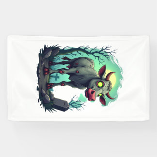 Zombie Cow Apocalypse Banner