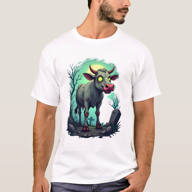 Zombie Cow Apocalypse T-Shirt (Front)
