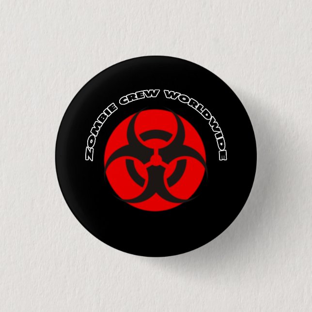 Zombie Crew Worldwide 3 Cm Round Badge (Front)