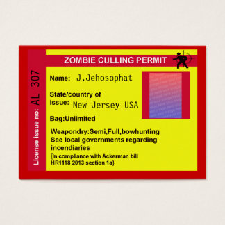 zombie culling permit