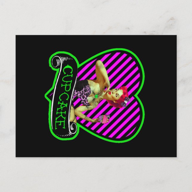Zombie Cupcake Postcard (Front)