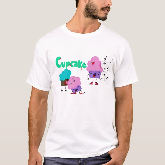 Zombie Cupcakes T-shirt (Front)