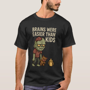 Zombie Dad Apocalypse Parent Horror Dad Humour Hal T-Shirt