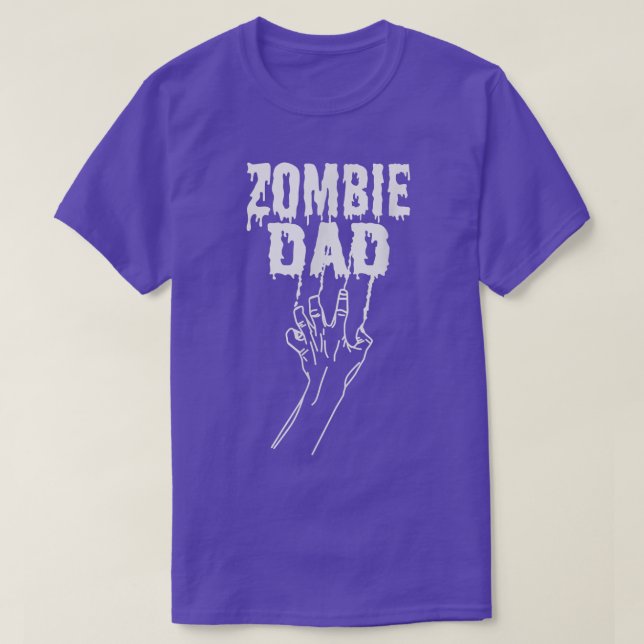 Zombie Dad Halloween Father Costume Adults 6927 T-Shirt (Design Front)