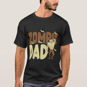 Zombie Dad Halloween Funny Zombie Dad Apparel T-Shirt