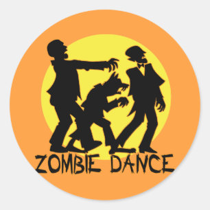 Zombie Dance Stickers/Envelope Seals
