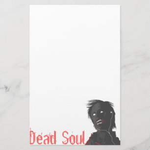 Zombie!!! Dead Soul Stationary Stationery