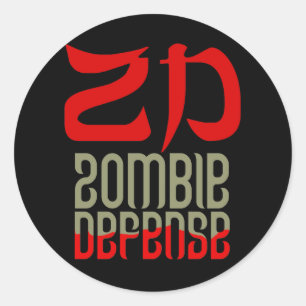 Zombie Defence Stickers