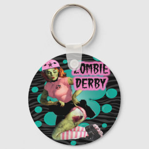 Zombie Derby Key Ring