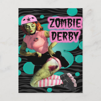 Zombie Derby Postcard