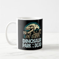 Zombie Dinosaur Park of the Dead Funny Halloween