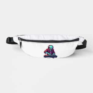 Zombie DJ � Music Festival Halloween Tee Bum Bags