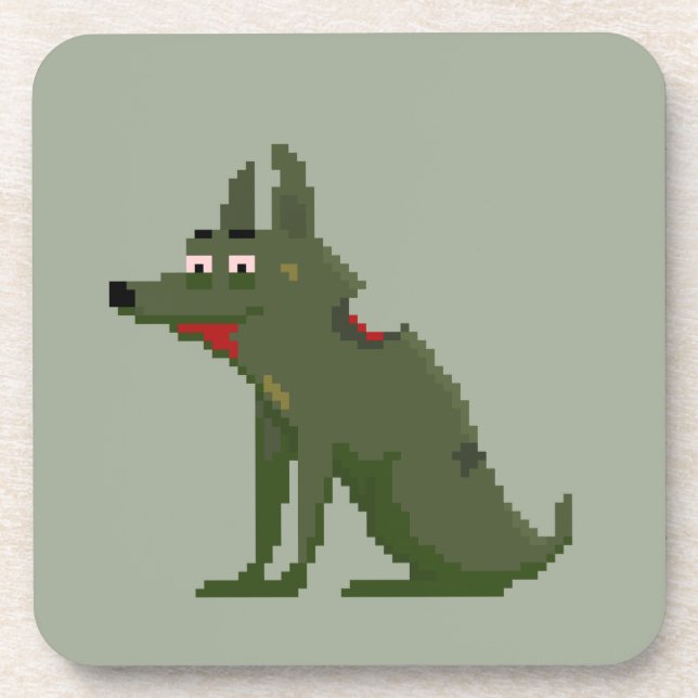 Zombie Dog Coaster (Front)