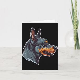 Zombie Dog Design Funny Halloween 1 Card