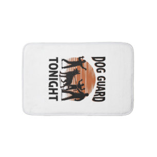 Zombie Dog Patrol Vintage Halloween Shirt_1 Bath Mat