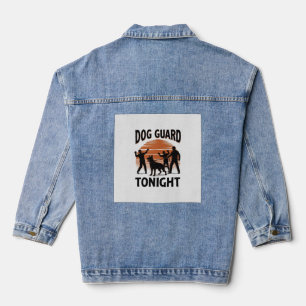 Zombie Dog Patrol Vintage Halloween Shirt_1 Denim Jacket