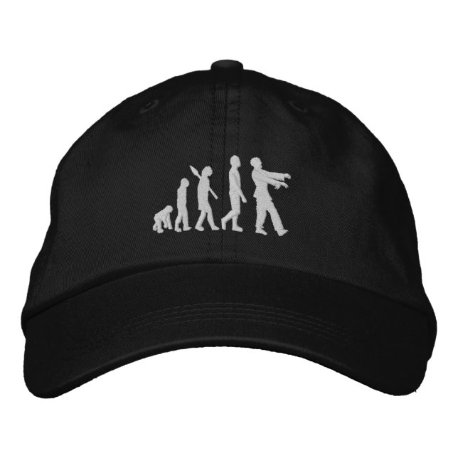 Zombie Evolution Embroidered Hat (Front)