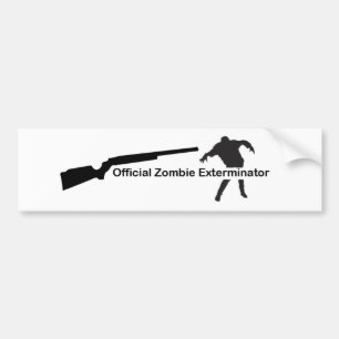 Zombie Exterminator Bumper Sticker