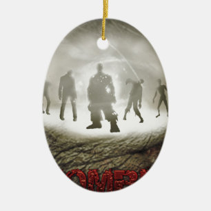 Zombie Eye Ceramic Tree Decoration