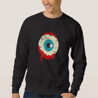 Zombie Eyeball Halloween Party Scary Zombies Men W Sweatshirt