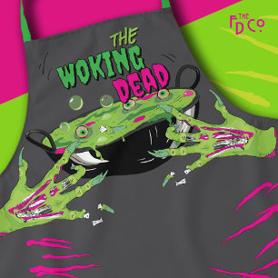 Zombie Eyeball Poppin’ Funky Funny Woking Dead Pun Apron