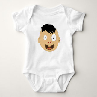 Zombie face Expressions Baby Bodysuit