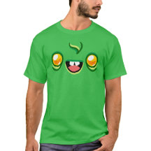Zombie Face - Happy Jump Men's Green
