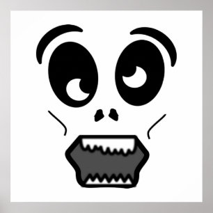 ZOMBIE FACE POSTER